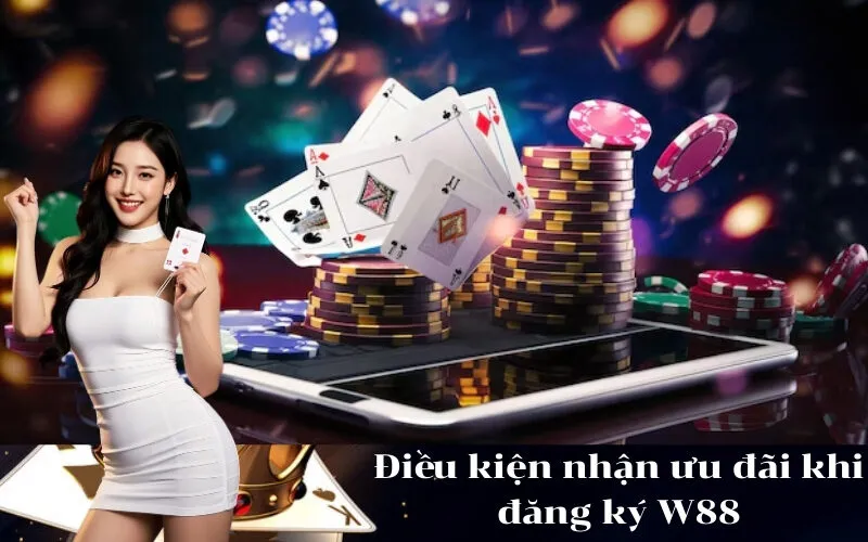 Điều kiện nhận ưu đãi khi đăng ký W88